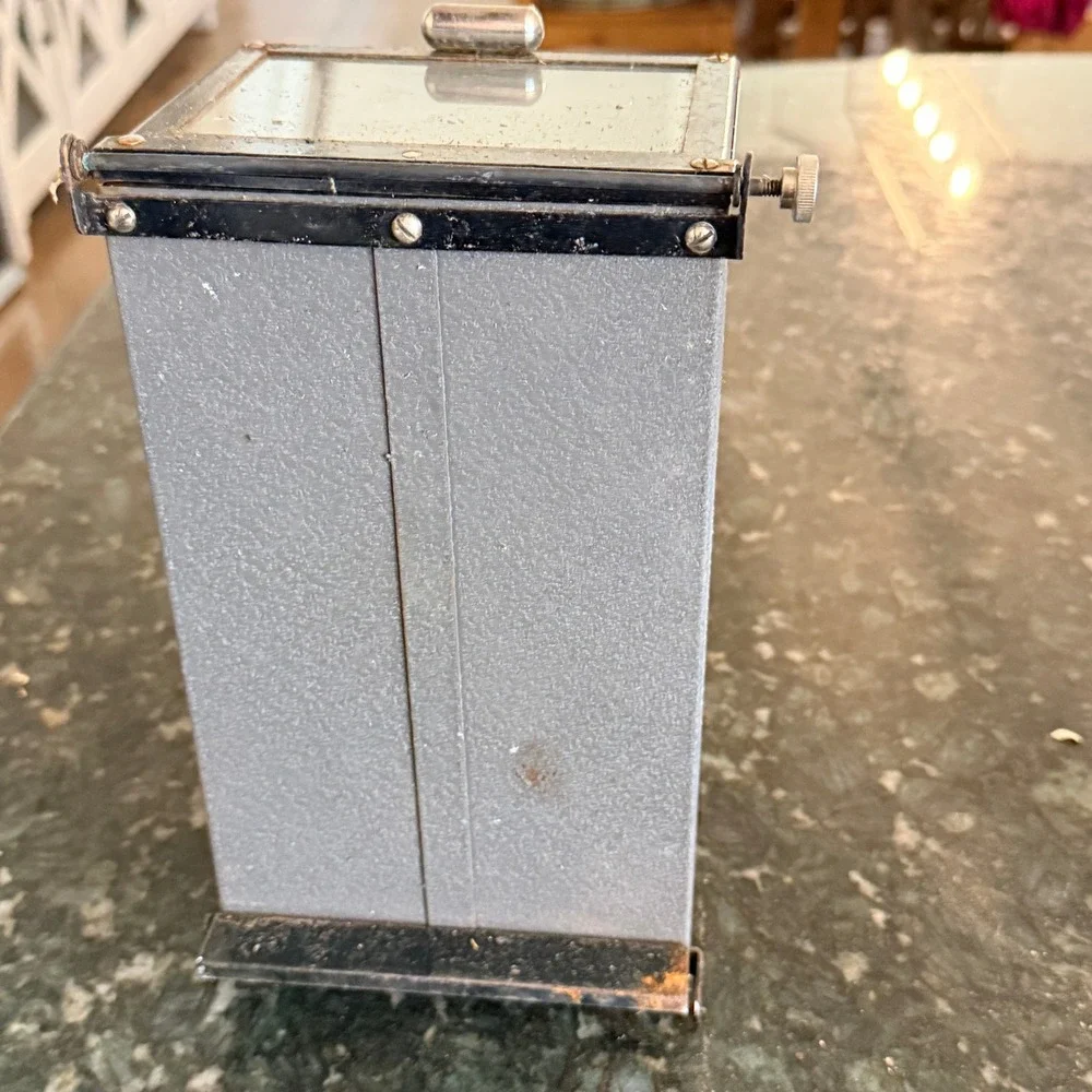 Federal No 835 Fixed Focus Enlarger Vintage Photo Darkroom Gray Metal For Parts